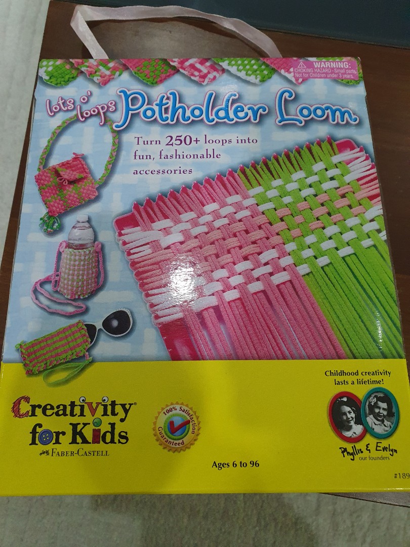 Creativity for Kids Lot's O'Loops Potholder Loom - Weaving Loom for Kids 