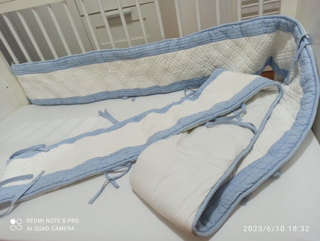 Pottery barn bumper pads 2025