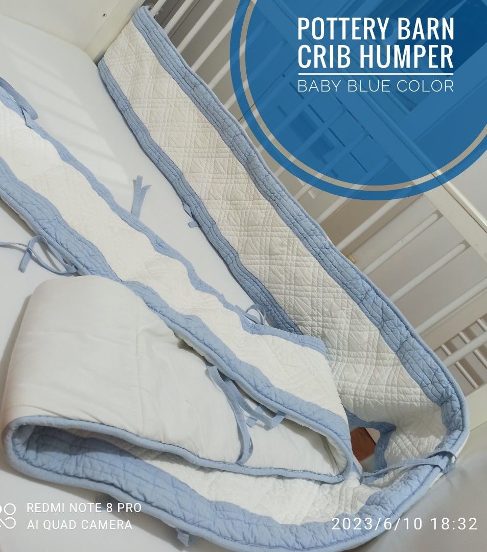 Pottery barn shop baby bumper