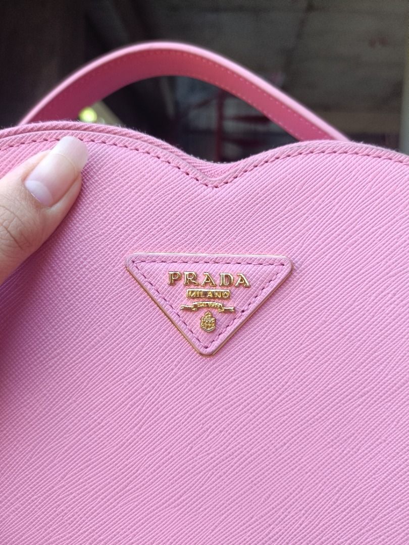 Prada Odette Heart Bag on Carousell