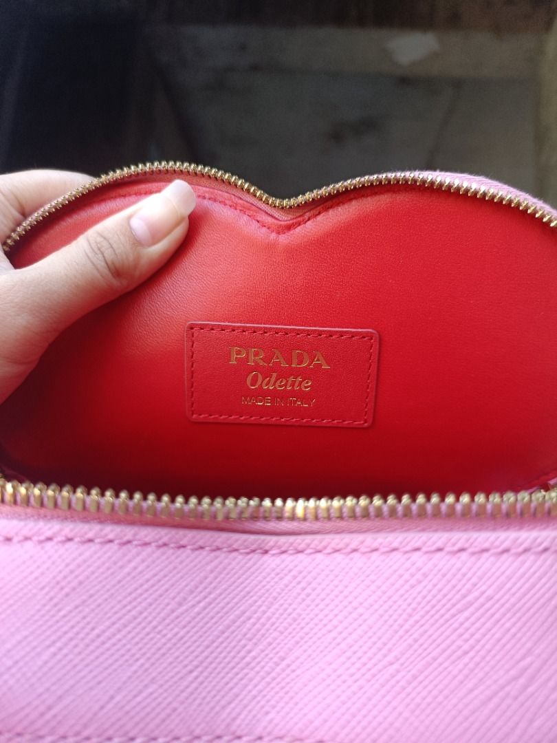 Prada Odette Heart Bag, Luxury, Bags & Wallets on Carousell