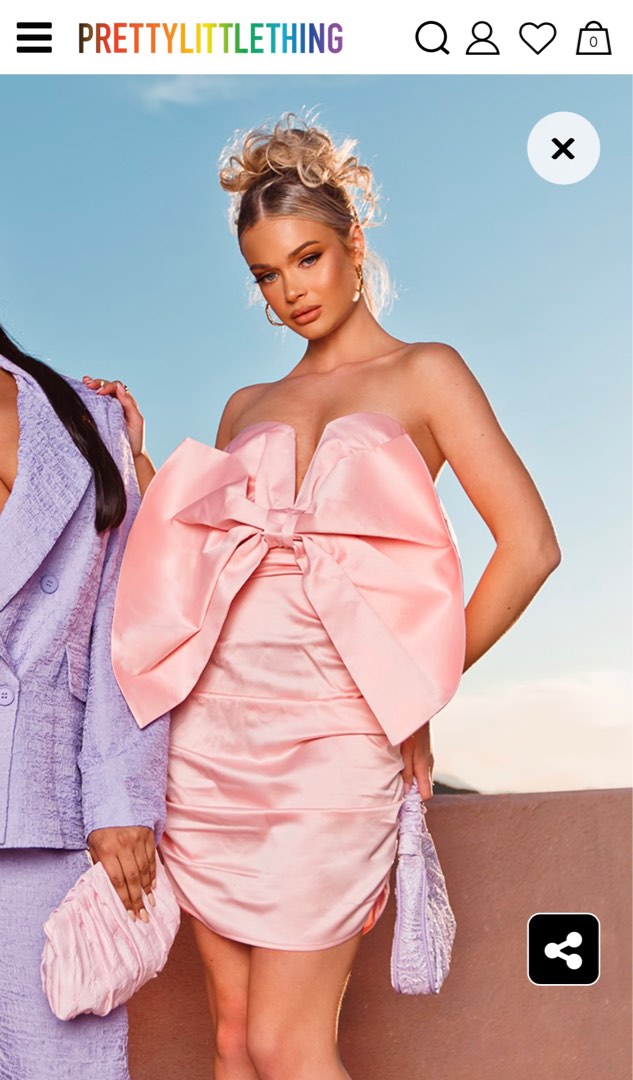 pretty little thing satin pink V bow dress, Women's Fashion, Dresses & Sets, Dresses on Carousell pretty little thing satin pink V bow dress, Women's Fashion, Dresses & Sets, Dresses on Carousell