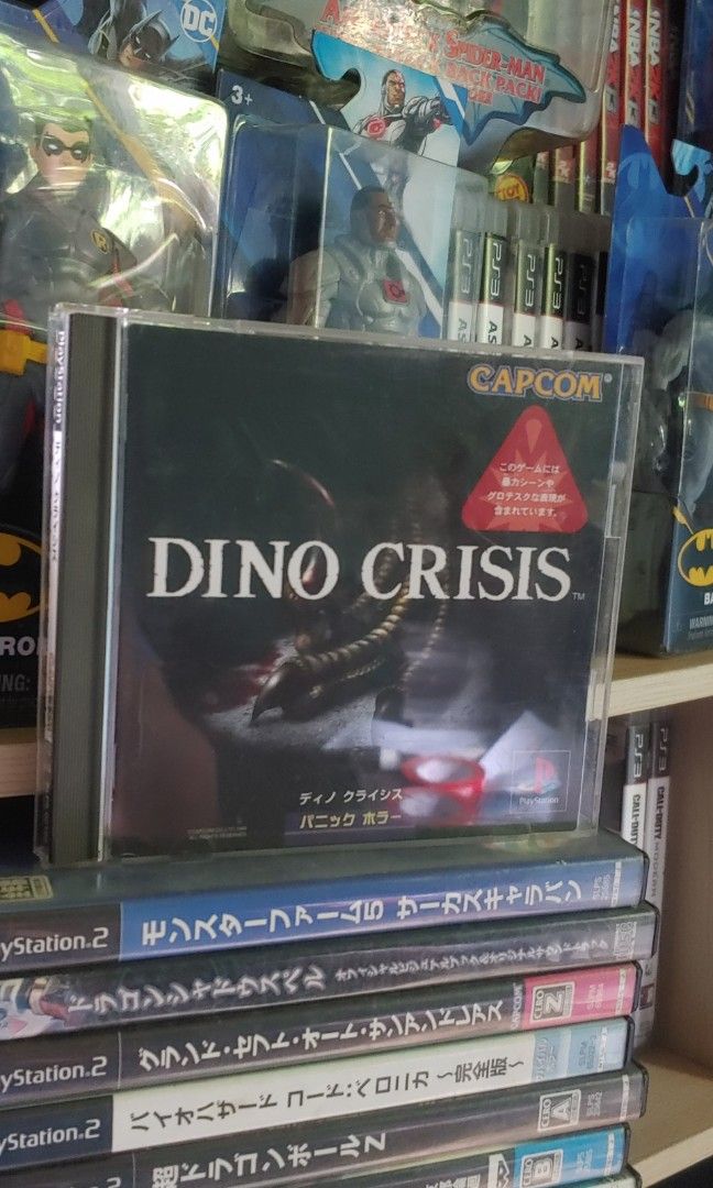 DINO CRISIS AVEC carte Spine 1999 Sony PlayStation PS1 CAPCOM Adventure
