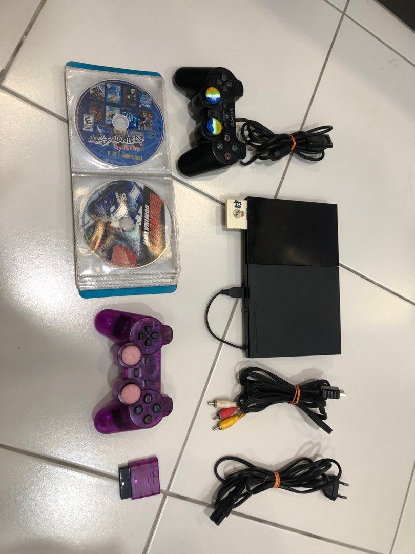 Ps2 slim Video Gaming Video Game Consoles PlayStation on Carousell