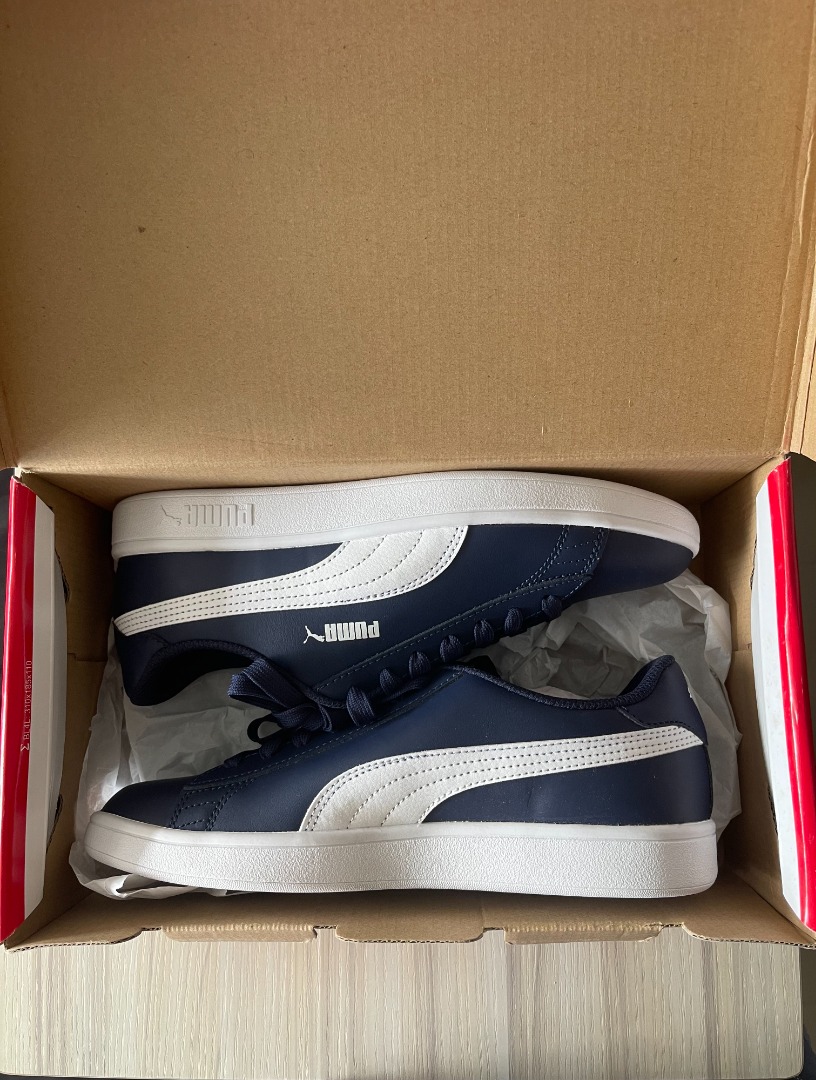Puma smash v2l white new arrivals