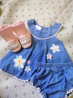 pumpkin baby dress