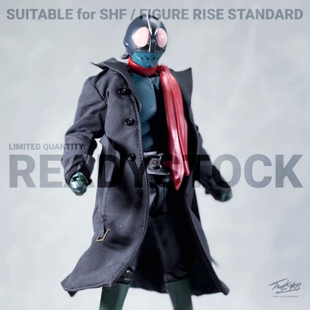 Readystock | 1/12 Trench Coat for Shin Kamen Rider | shf | mafex