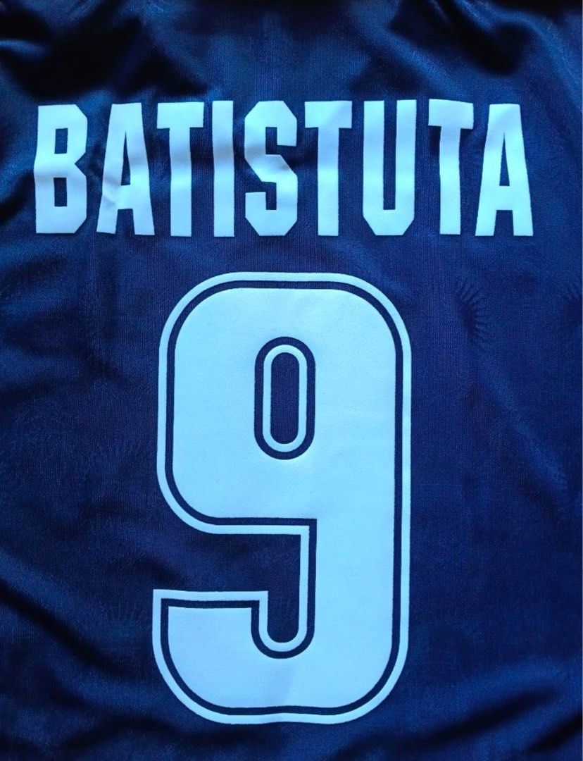 Maillot Argentine 1998/99 Domicile - Batistuta #9 - Taille M - Adidas Rétro Rare - Neuf