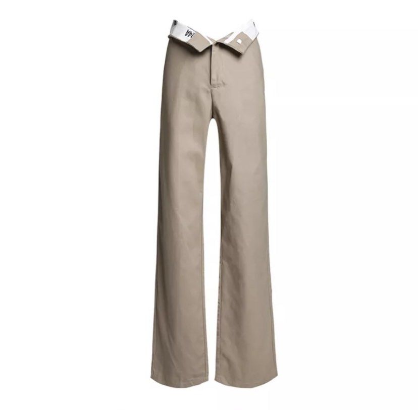 Casual Khaki Trousers for Women, Women's Fashion, Bottoms, Other Bottoms on  Carousell