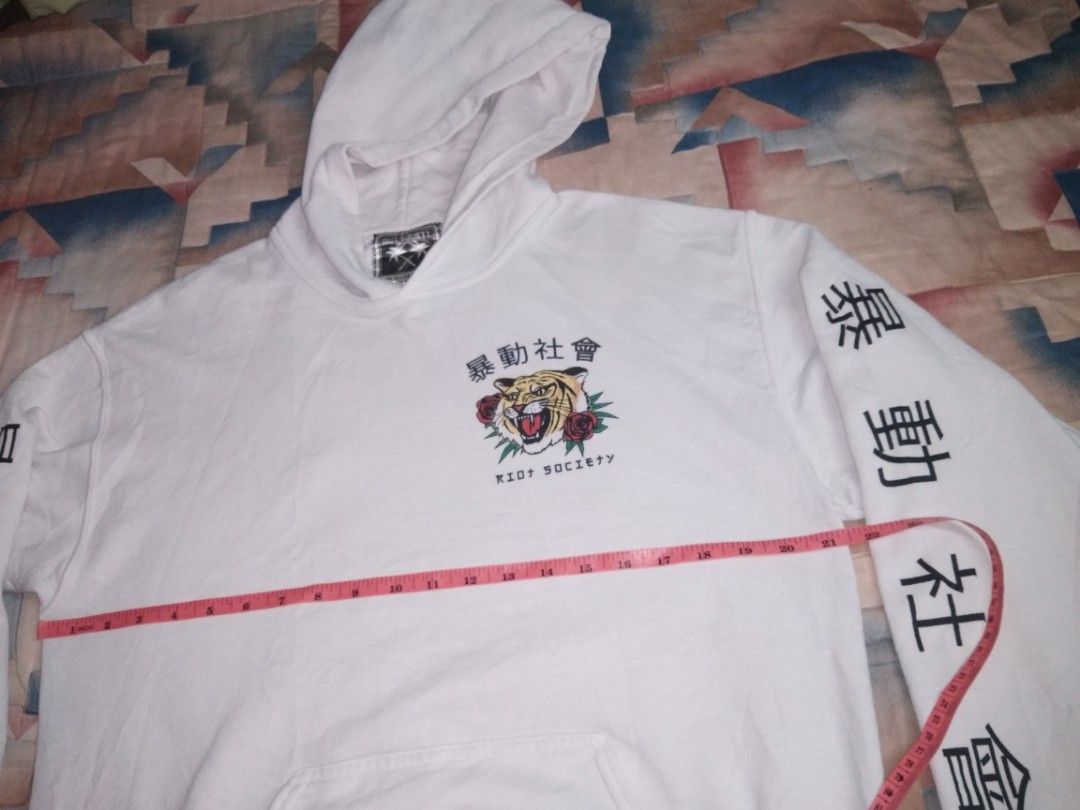 Chinese tiger rose hoodie hot sale