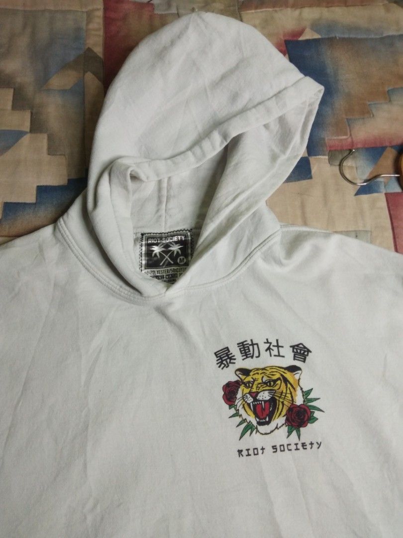 Chinese tiger sale rose hoodie