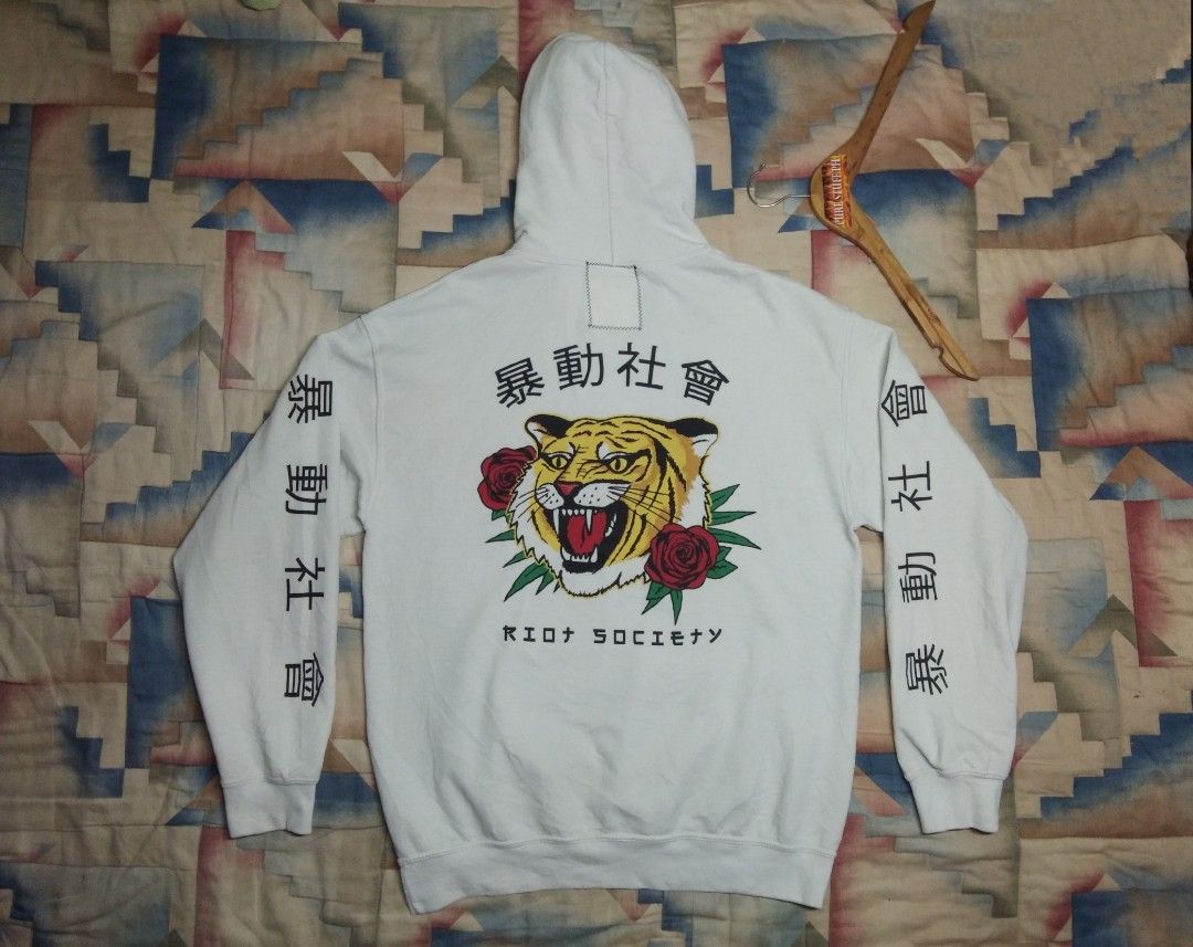 Chinese tiger rose hoodie online