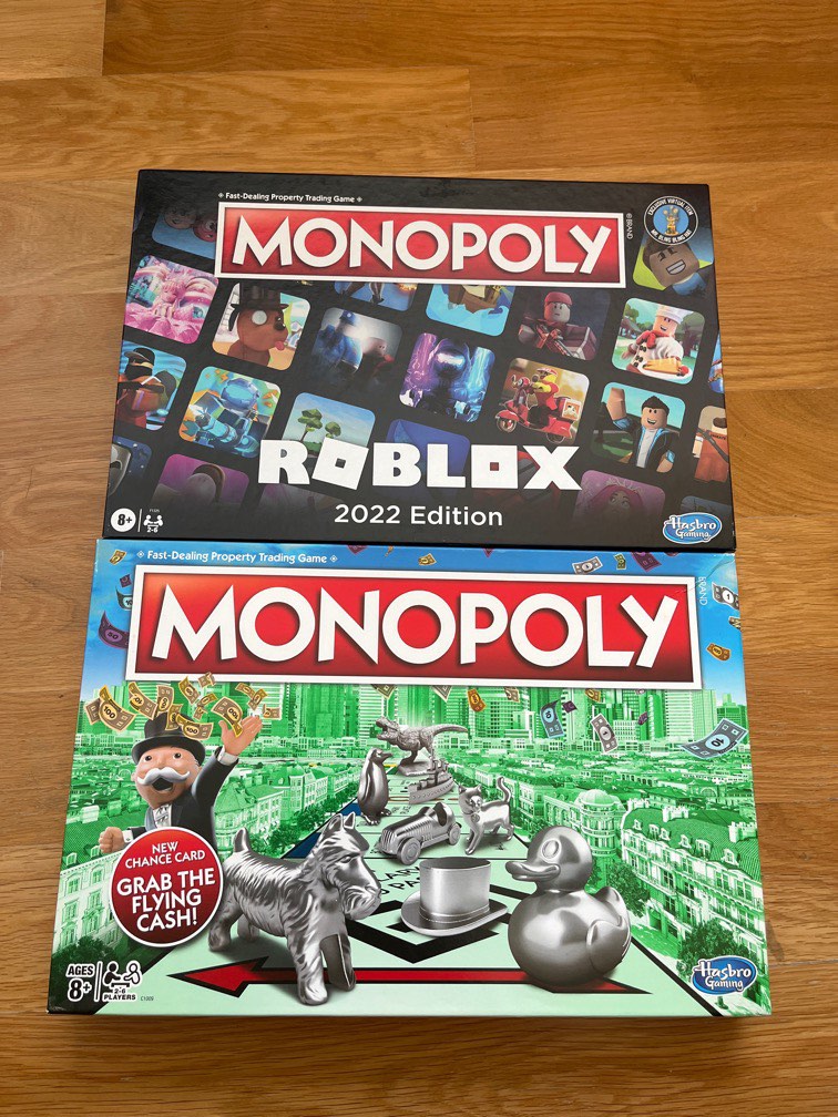 Roblox Monopoly and Classic monopoly, Hobbies & Toys, Toys & Games on