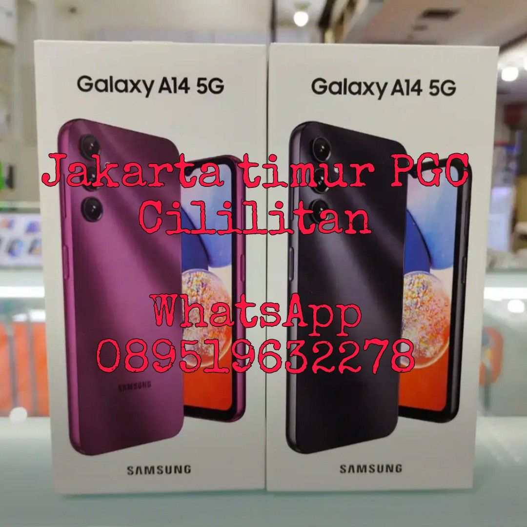 Hp Samsung Galaxy A14 5g 6128 Gb - Samsung A 14 5g 6128 Gb - Resmi - Silver