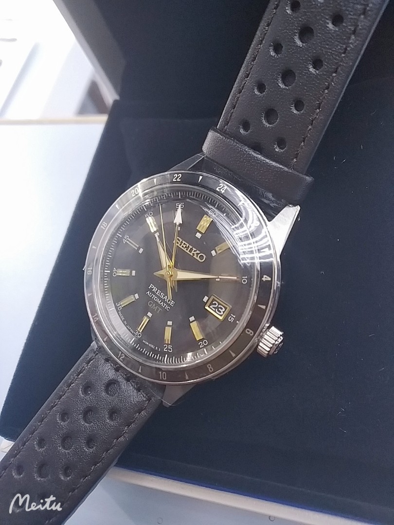 已售出！補貨中！）SEIKO Presage GMT SSK013J1 復刻Style 60's Made