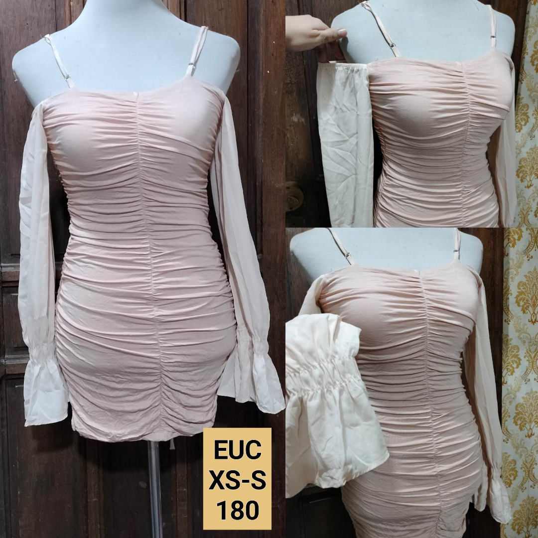 Sexy Ruched BodyCon dress, Women's Fashion, Dresses & Sets, Dresses on ...