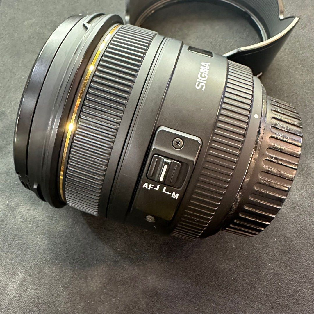 Sigma 50mm f1.4 50 1.4 for Canon EF, 攝影器材, 鏡頭及裝備- Carousell