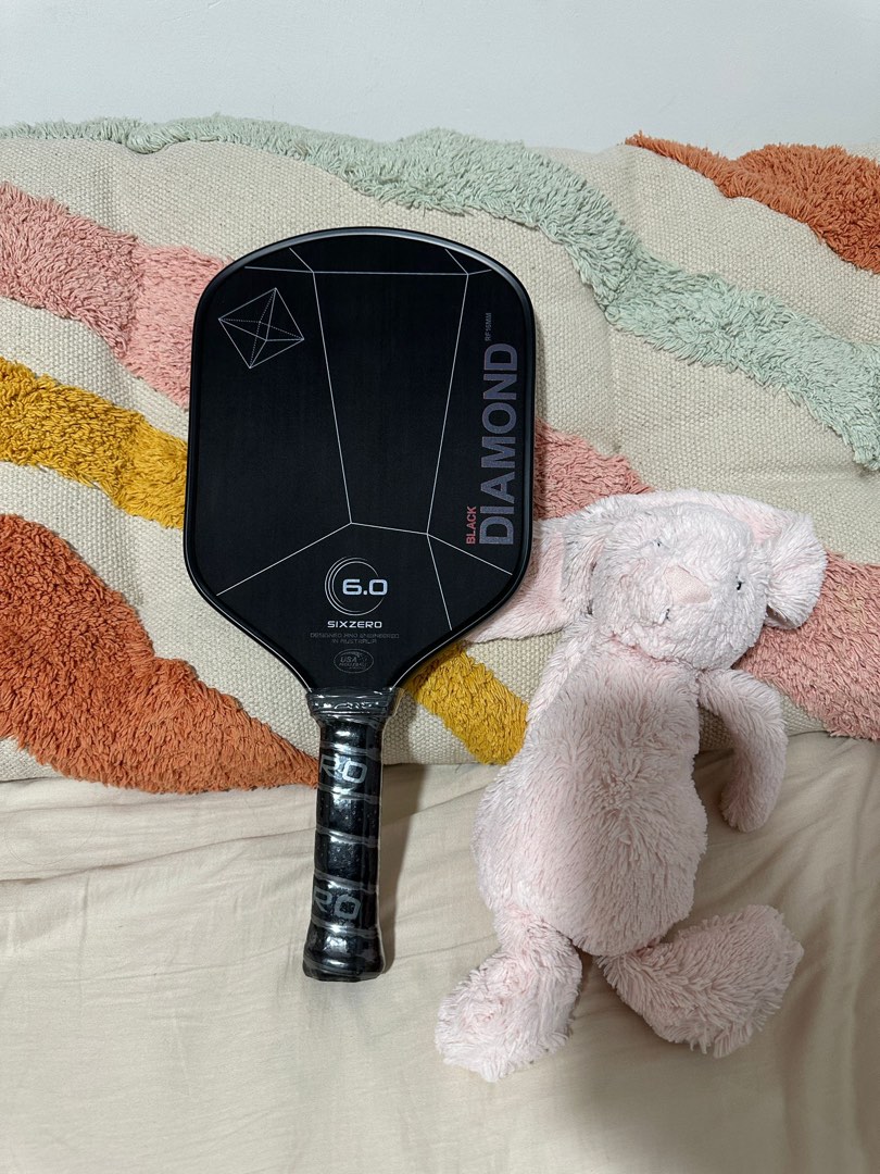 Six Zero Black Diamond Power Pickleball Paddle, Sports Equipment