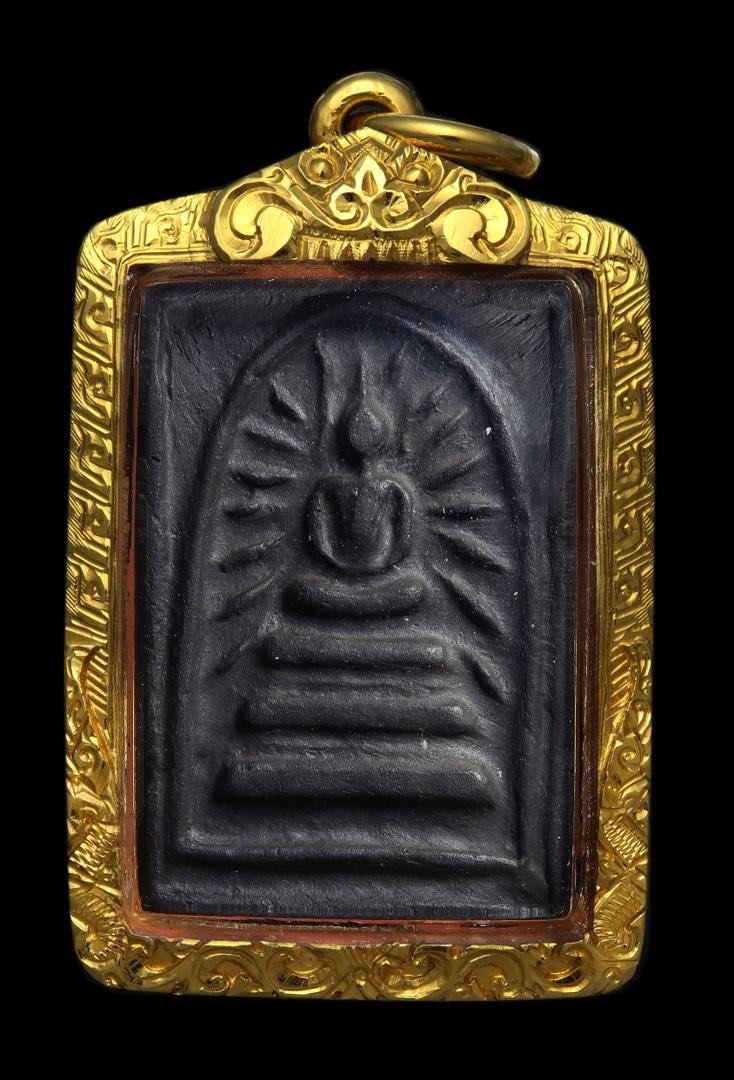 Somdej RatSaMee 2503 Luang Phor Sakon (Wat Nong Krap) 80% Gold Frame