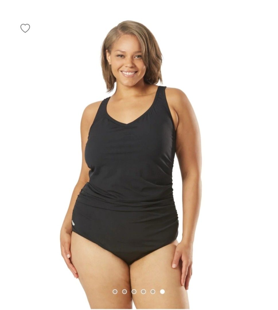 Speedo Plus Size Tummy Control One Piece Swimsuit On Carousell