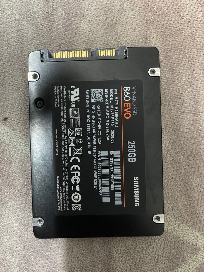 Samsung evo 860 256 gb store