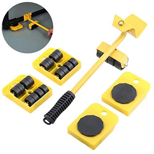 Furniture Moving Wheels Set 5 Pcs Heavy Duty Furniture Lifter and