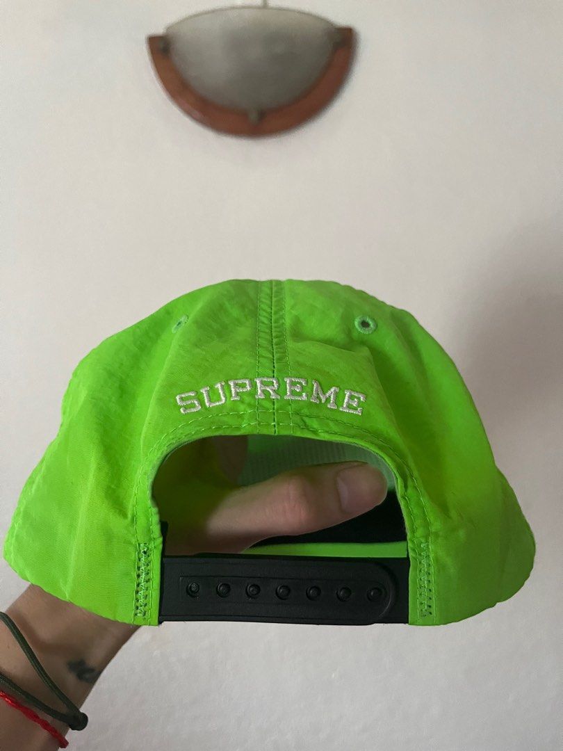 Neon green supreme hat online
