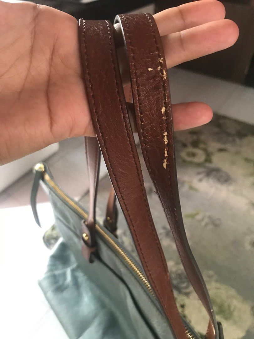 Fossil rachel online tote chambray