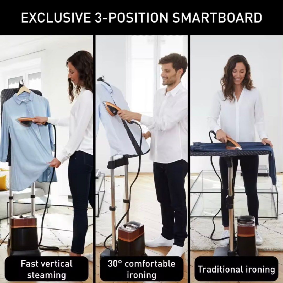 Tefal IXEO Power QT2020 AllinOne Garment Iron, Steamer & Board, TV