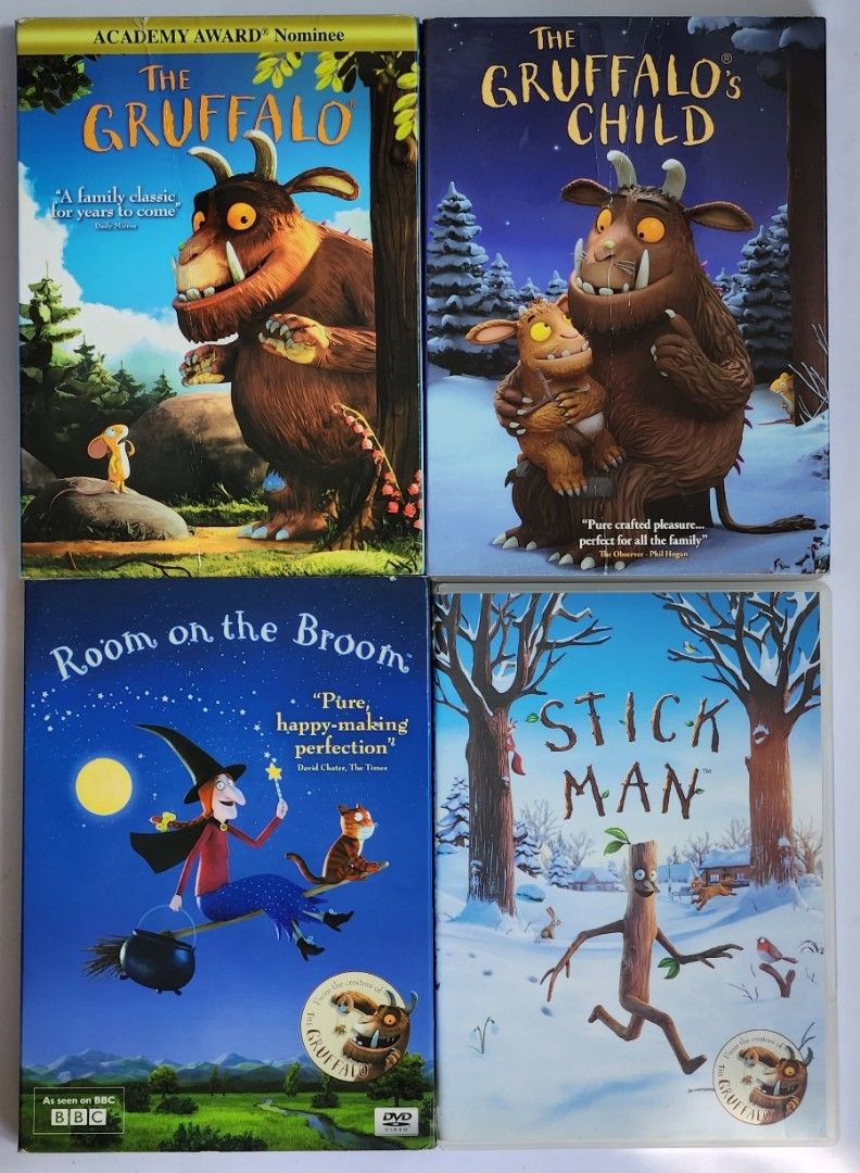 The Gruffalo, Room on the Broom, Stick Man DVDs, Hobbies & Toys, Music ...
