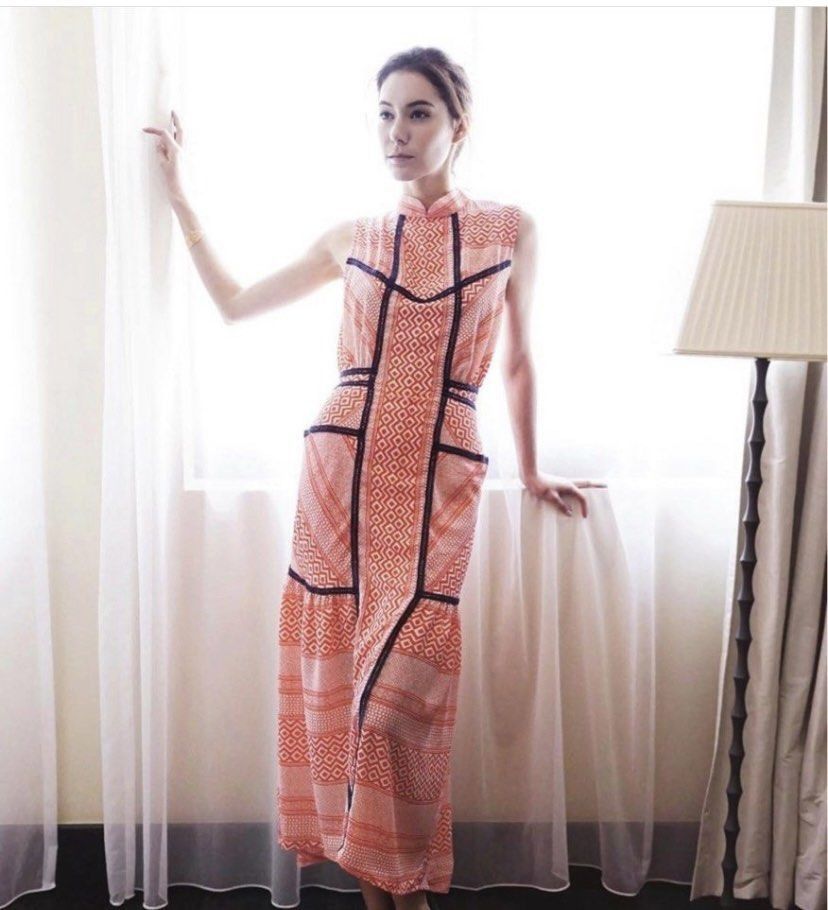 The Missing Piece Sadie Resort Maxi Cheongsam
