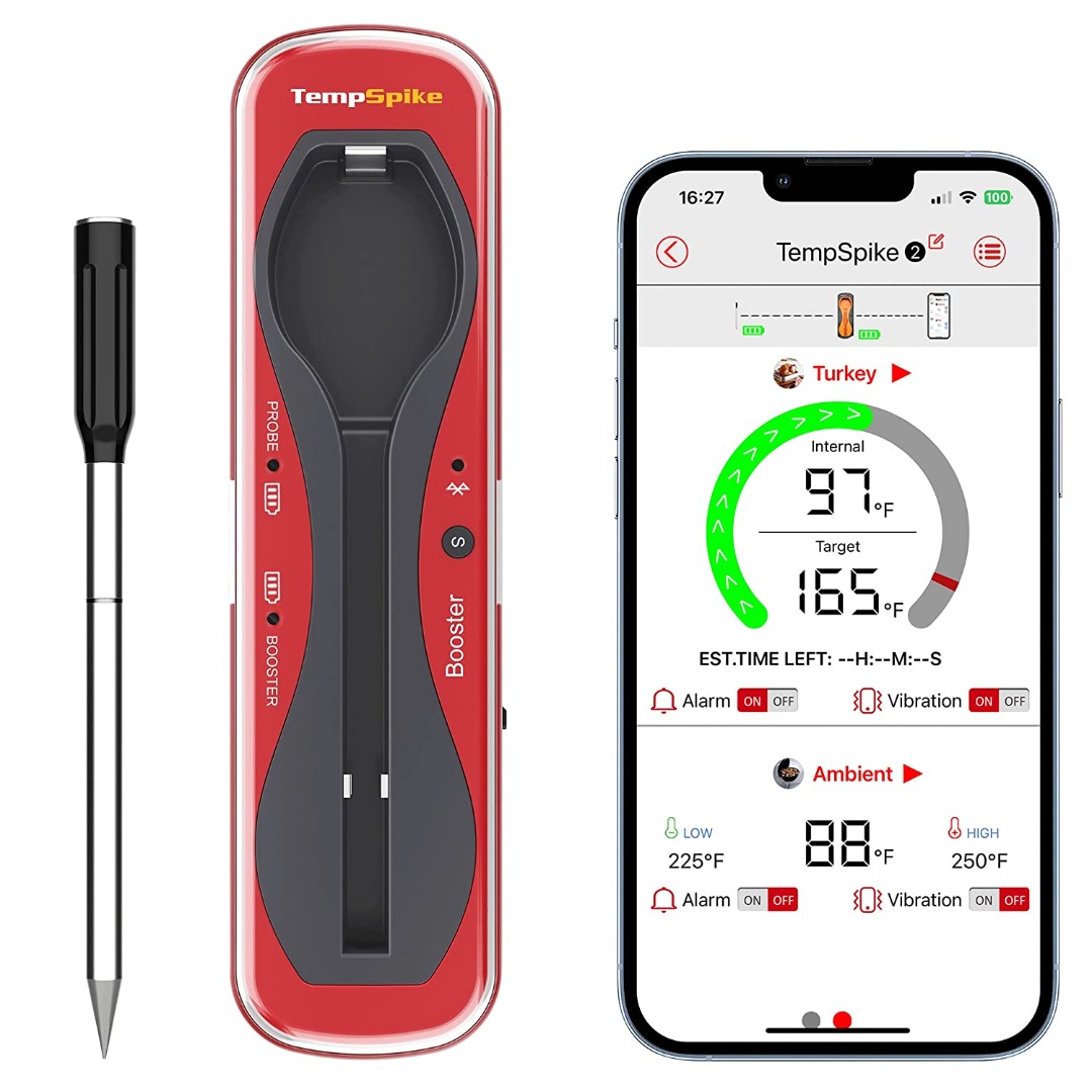 ThermoPro TempSpike Premium Truly Wireless Meat Thermometer up to 500