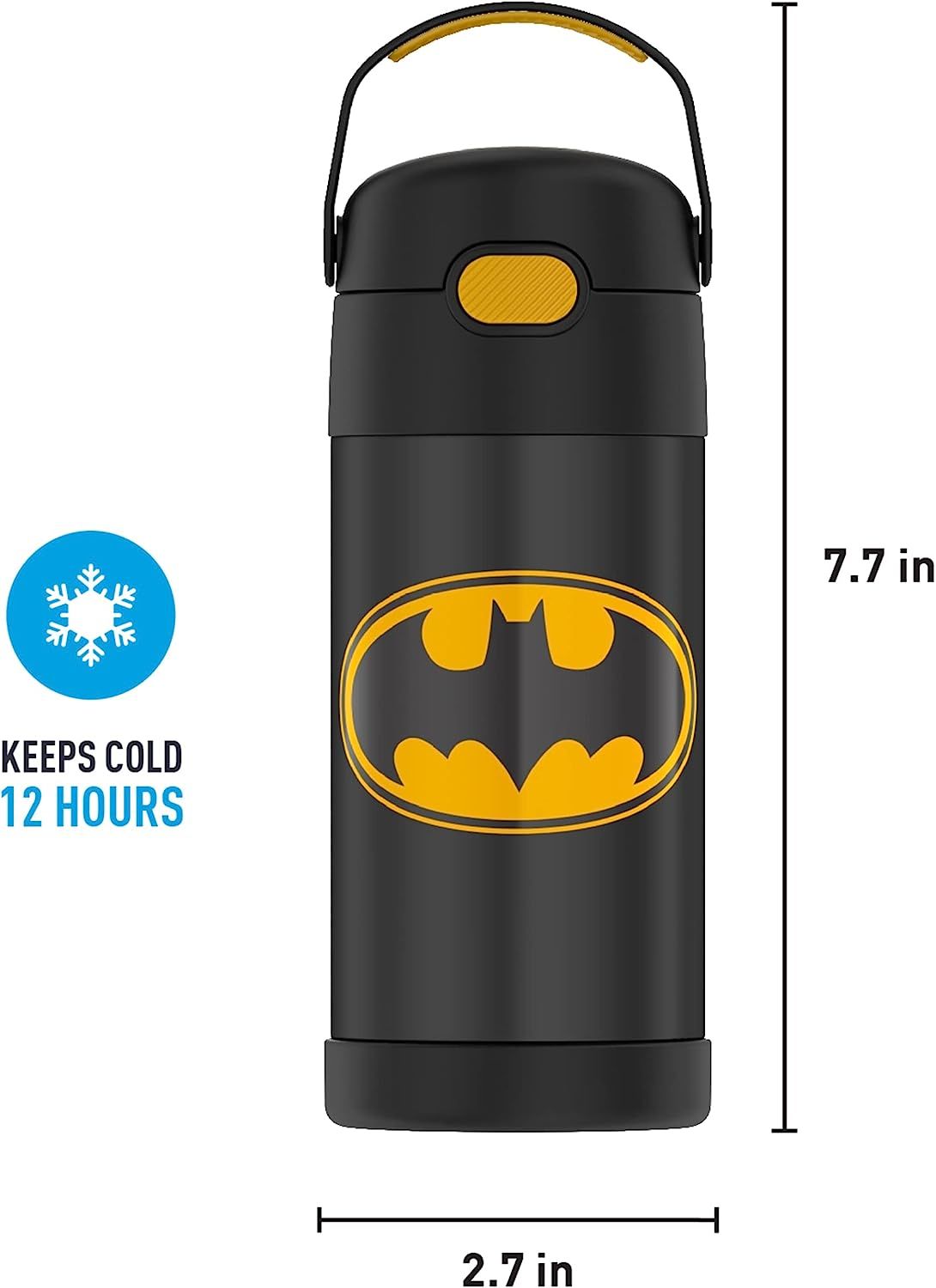 THERMOS FUNTAINER 12 Ounce Stainless Steel Vacuum Insulated Kids