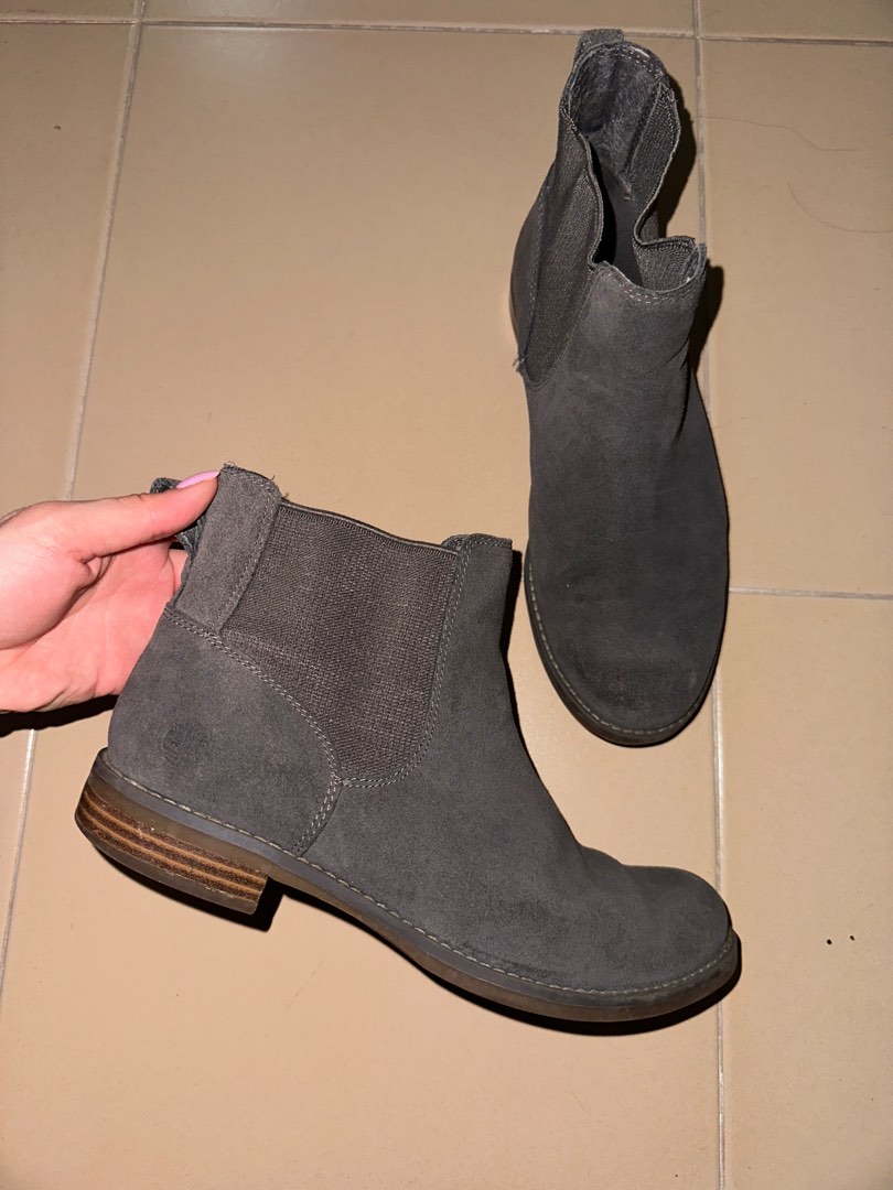 timberland grey sneaker boots