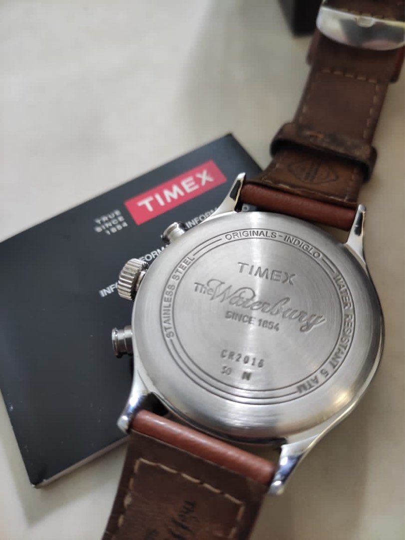 Timex X Red Wings Waterbury Chronograph watch