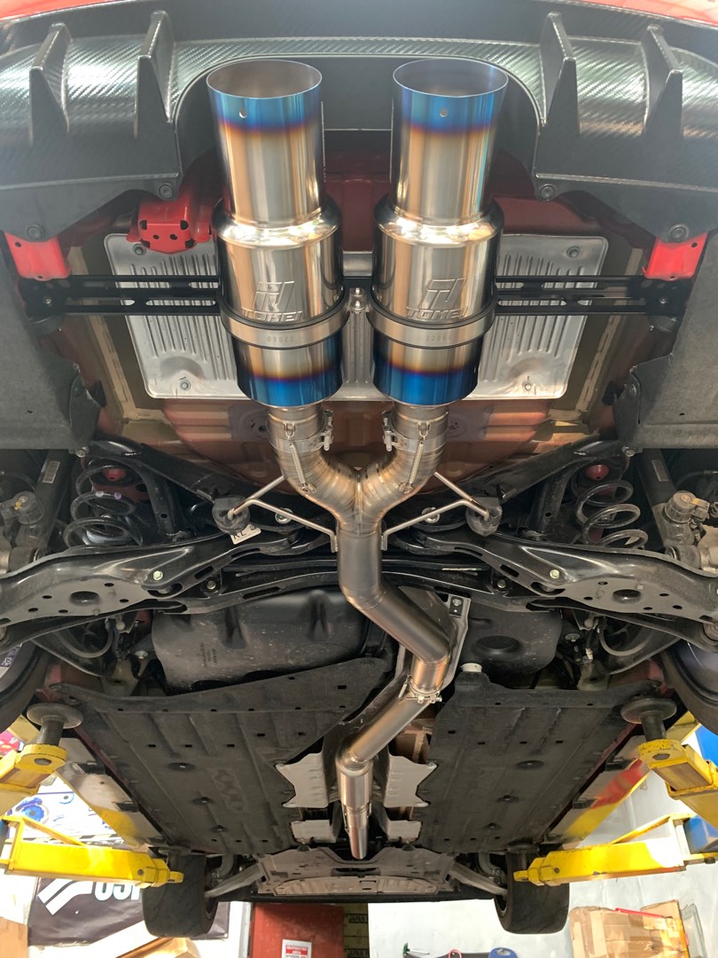 Tomei Type D Titanium Exhaust for Type R FK8, Car Parts & Accessories