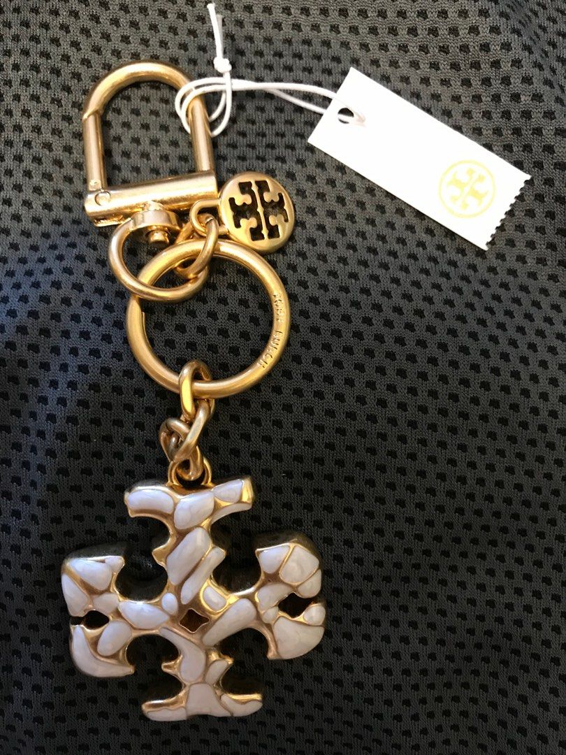 Tory burch pearl keychain new arrivals
