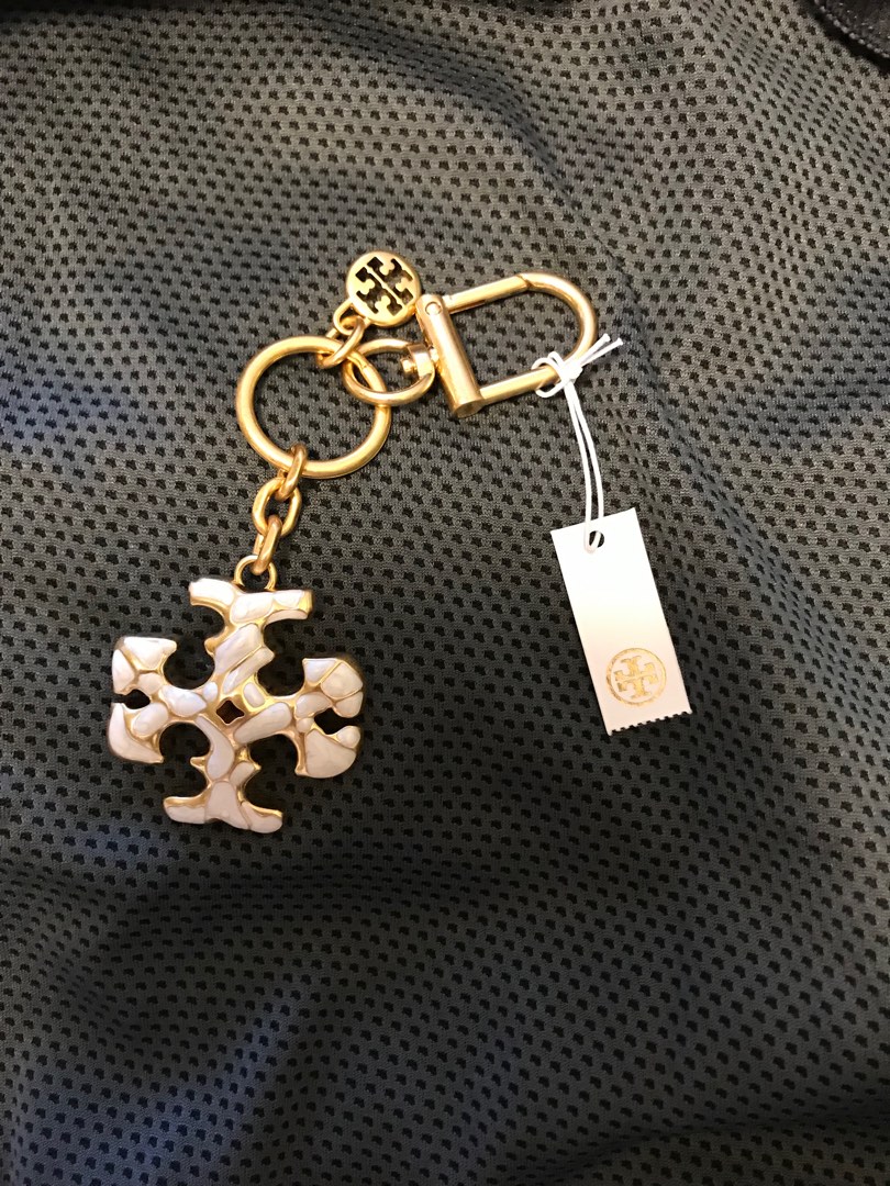 Tory burch pearl keychain new arrivals