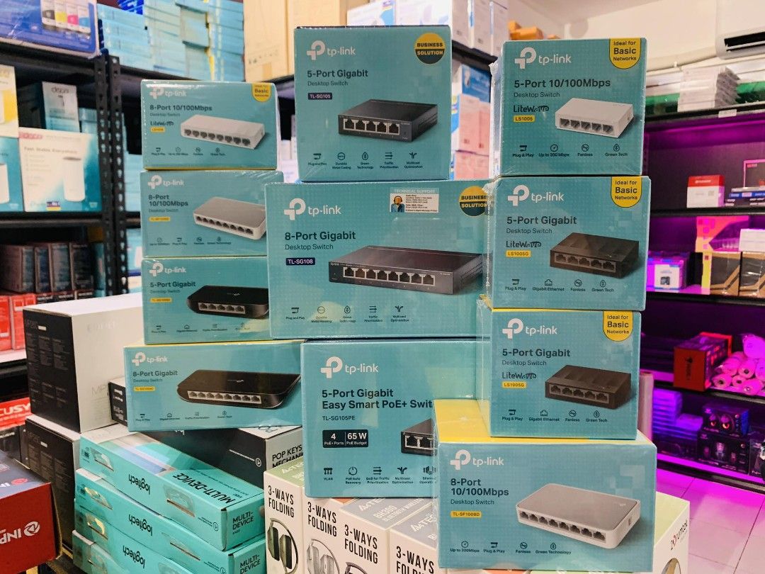 TP-Link Switch Hub (Available Stocks) (Category: Networking) located in Makati City. Submitted by techubstoreandaccessories (Listing ID 1237831934, Image 1). Description: TP-Link Switch Hub Price starts @ 381.00 Onhand ready to ship‼️‼️ ✅BRANDNEW ORIGINAL & SEALED ✅ACTUAL PICTURE POSTED ✅ACCEPT WALK IN/PICK UP CLIENT (Mon-Fri 8am-7pm)( Saturday10am-4pm) 📍Location: Evangelista St. Makati City ✅ACCEPT BULK ORDERS WITH DISCOUNT ✅MODE OF PAYMENT: CA