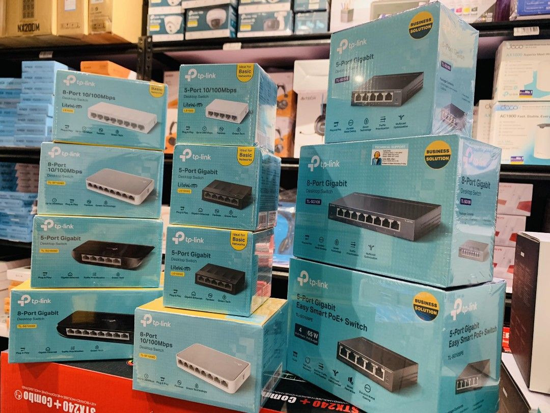 TP-Link Switch Hub (Available Stocks) (Category: Networking) located in Makati City. Submitted by techubstoreandaccessories (Listing ID 1237831934, Image 3). Description: TP-Link Switch Hub Price starts @ 381.00 Onhand ready to ship‼️‼️ ✅BRANDNEW ORIGINAL & SEALED ✅ACTUAL PICTURE POSTED ✅ACCEPT WALK IN/PICK UP CLIENT (Mon-Fri 8am-7pm)( Saturday10am-4pm) 📍Location: Evangelista St. Makati City ✅ACCEPT BULK ORDERS WITH DISCOUNT ✅MODE OF PAYMENT: CA