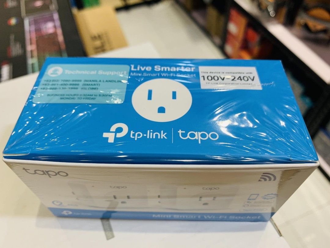 💯TP-Link Tapo P100 Mini Smart Wi-Fi Socket Smart Plug | WiFi Plug (2-Pack) (Category: Electrical, Adaptors & Sockets) located in Makati City. Submitted by techubstoreandaccessories (Listing ID 1237812490, Image 3). Description: TP-Link Tapo P100 Mini Smart Wi-Fi Socket Smart Plug | WiFi Plug (2-Pack) Onhand ready to ship‼️‼️ ✅BRANDNEW ORIGINAL & SEALED ✅ACTUAL PICTURE POSTED ✅ACCEPT WALK IN/PICK UP CLIENT (Mon-Fri 8am-7pm)( Saturday10am-4pm) 📍L