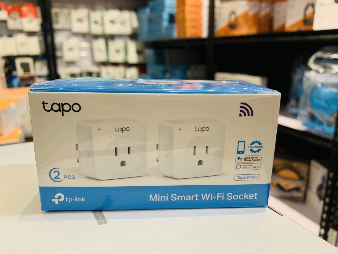 💯TP-Link Tapo P100 Mini Smart Wi-Fi Socket Smart Plug | WiFi Plug (2-Pack) (Category: Electrical, Adaptors & Sockets) located in Makati City. Submitted by techubstoreandaccessories (Listing ID 1237812490, Image 2). Description: TP-Link Tapo P100 Mini Smart Wi-Fi Socket Smart Plug | WiFi Plug (2-Pack) Onhand ready to ship‼️‼️ ✅BRANDNEW ORIGINAL & SEALED ✅ACTUAL PICTURE POSTED ✅ACCEPT WALK IN/PICK UP CLIENT (Mon-Fri 8am-7pm)( Saturday10am-4pm) 📍L