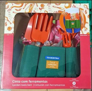 Tramontina Garden Tool Set with Belt and Pouch 8 Pcs Set #78119/801