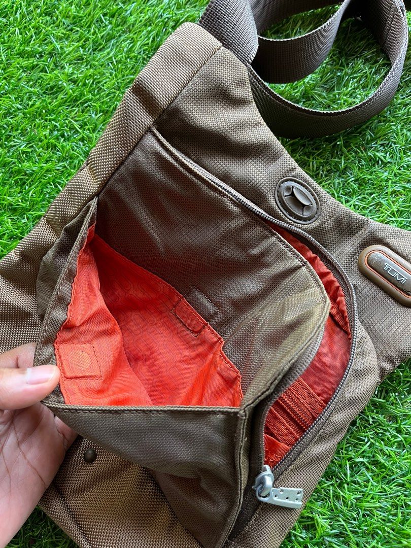 Tumi tech crossbody sales bag