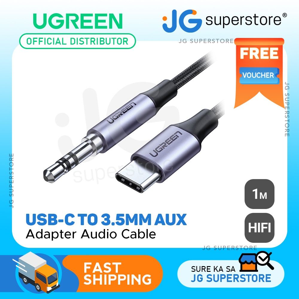 Cellularlne - Audoadapter USB-C Auf 3,mm - Weß Audo- & Vdeo-Kabel