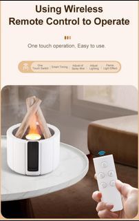 Ultrasonic Flame Aroma Diffuser Mini USB Personal Space Air Humidifier to Bedroom/Home/Office