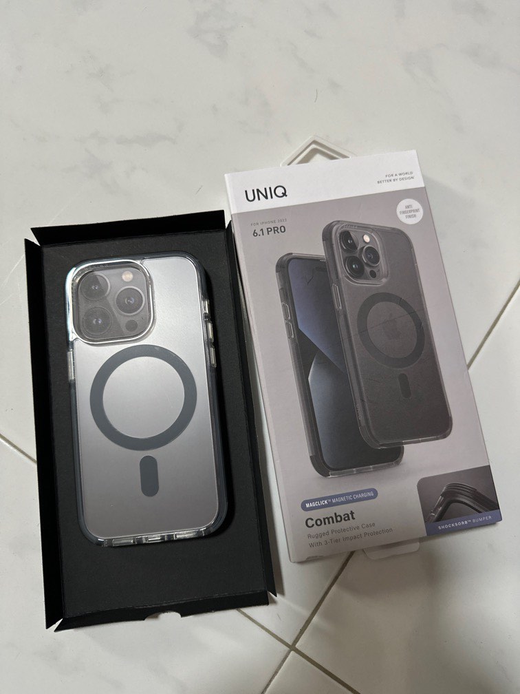 Uniq Combat MagSafe Case for iPhone 14 Pro, Mobile Phones & Gadgets