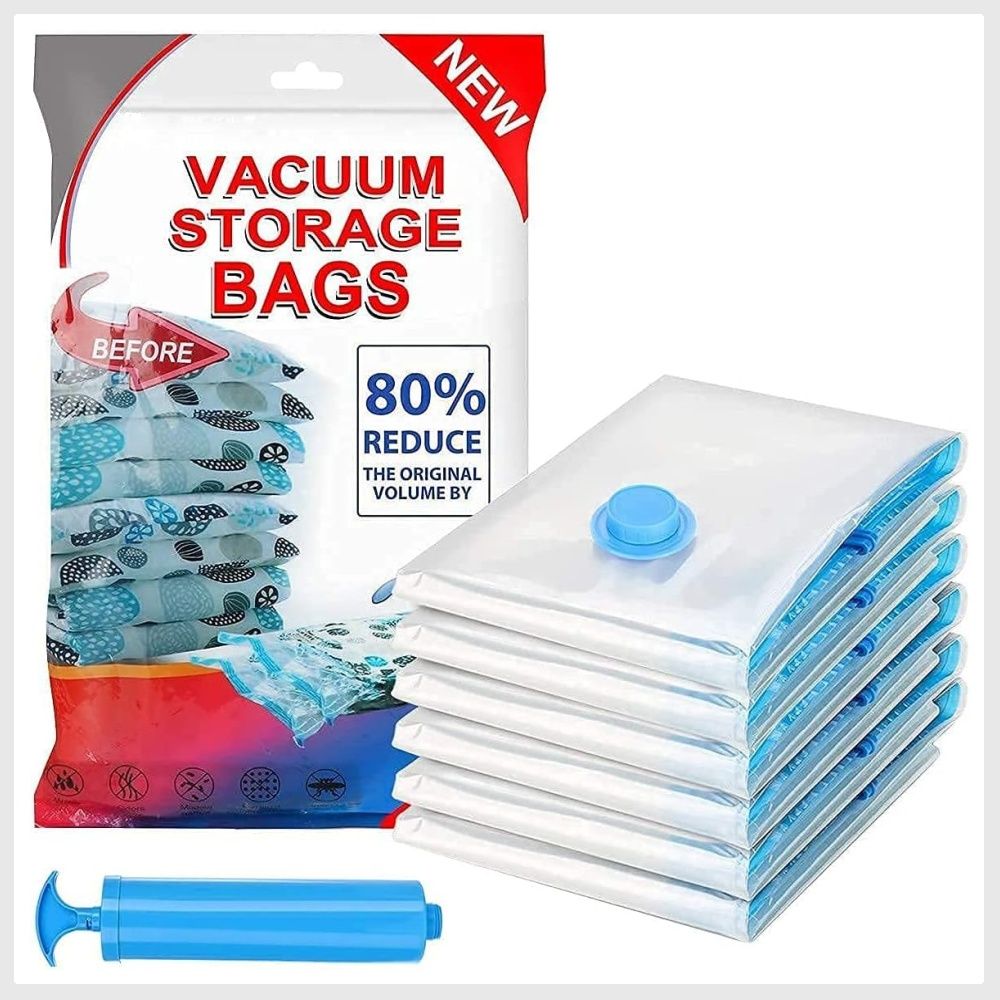 Vacuum Bag Small Vacuum Storage Bags 5Pcs/Pack Home Vacuum Compressed Storage  Bags Sapce Saver Traveling Package 50 X 60cm 