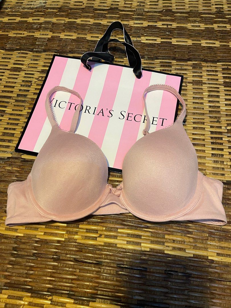 36B Pink Victoria's Secret Push Up Bra, Women's Fashion, Undergarments &  Loungewear on Carousell
