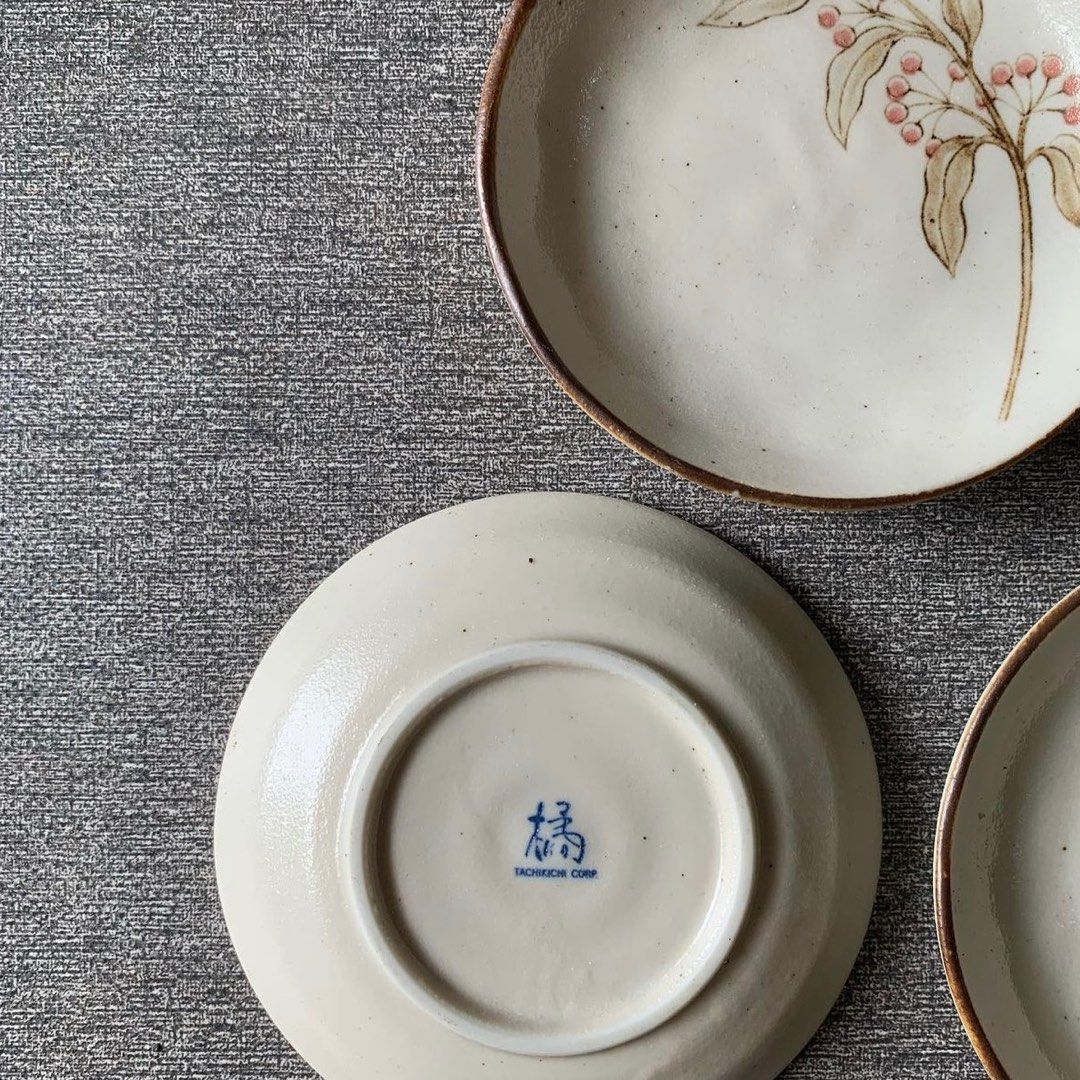 Vintage 3 Tachikichi Saucers (Japanese Saucers) on Carousell